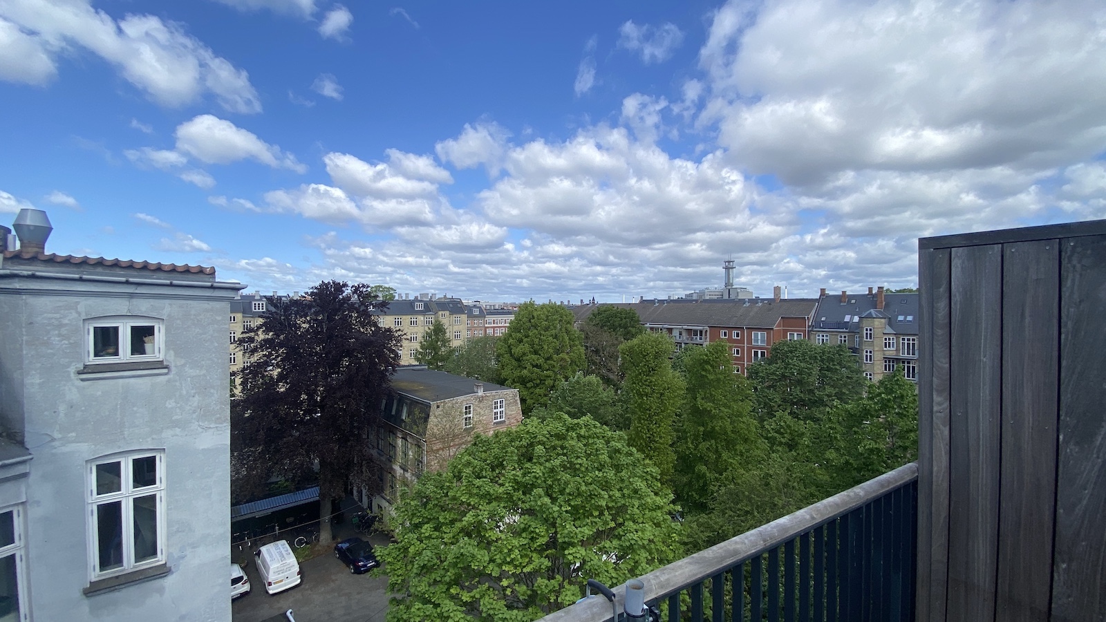 View of Falkoner Alle 57, 4. Tv.